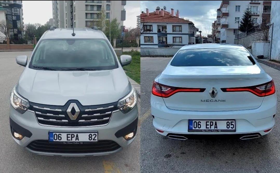 1 - 3 KİŞİLİK SEDAN ARAÇLARIMIZ